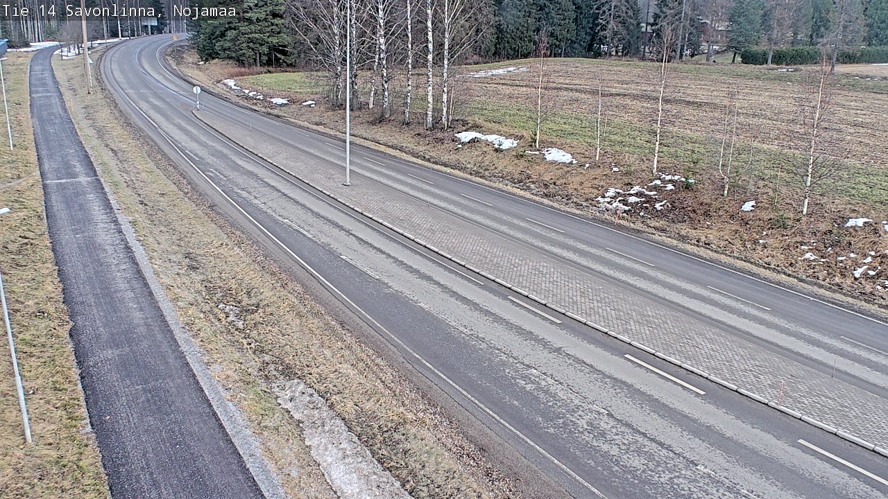 Weather Camera Image Road 14 Savonlinna, Nojanmaa, Savonlinna, Etelä-Savo