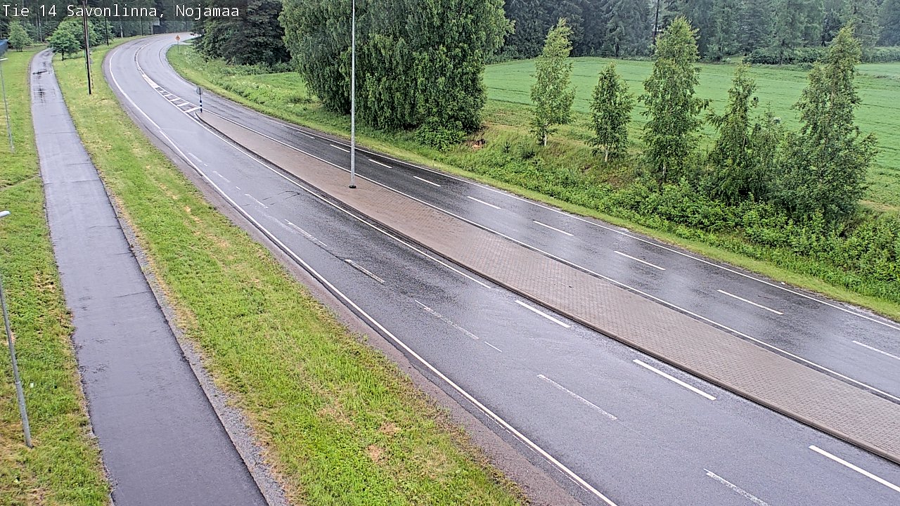 Weather Camera Image Road 14 Savonlinna, Nojanmaa, Savonlinna, Etelä-Savo