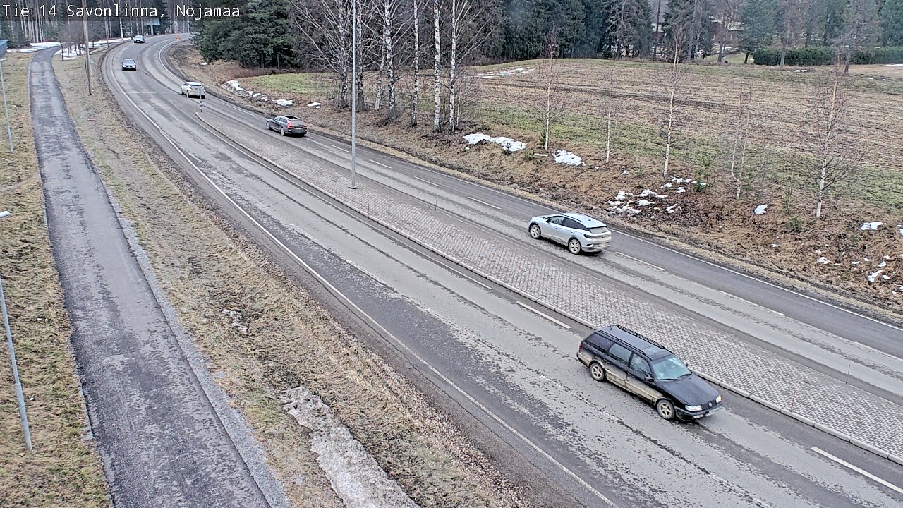 Weather Camera Image Road 14 Savonlinna, Nojanmaa, Savonlinna, Etelä-Savo