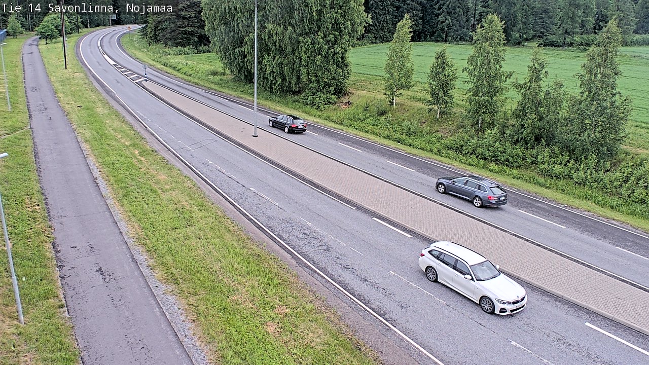 Weather Camera Image Väg 14 Nyslott, Nojanmaa, Savonlinna, Etelä-Savo