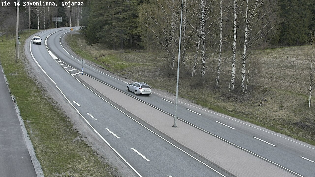 Weather Camera Image Road 14 Savonlinna, Nojanmaa, Savonlinna, Etelä-Savo