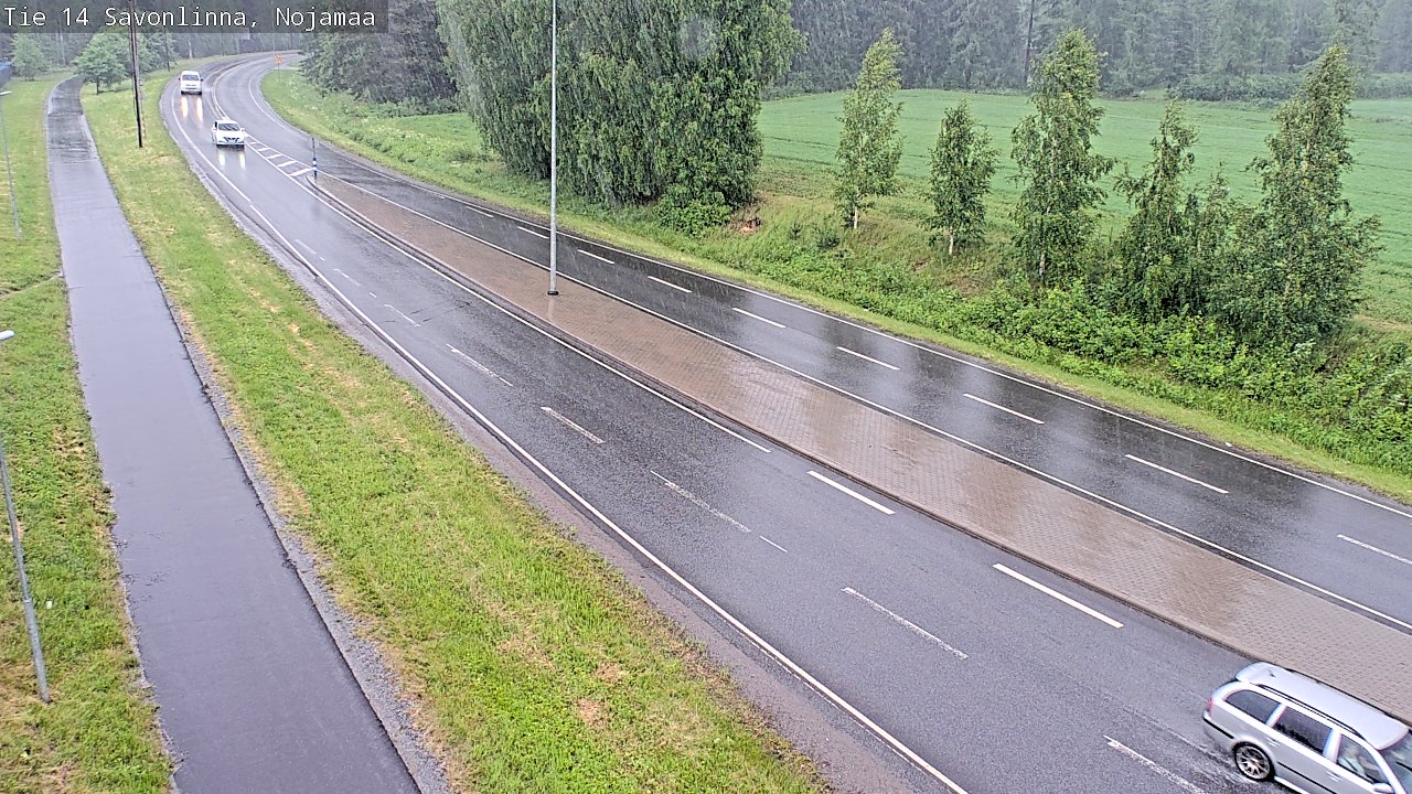 Weather Camera Image Road 14 Savonlinna, Nojanmaa, Savonlinna, Etelä-Savo