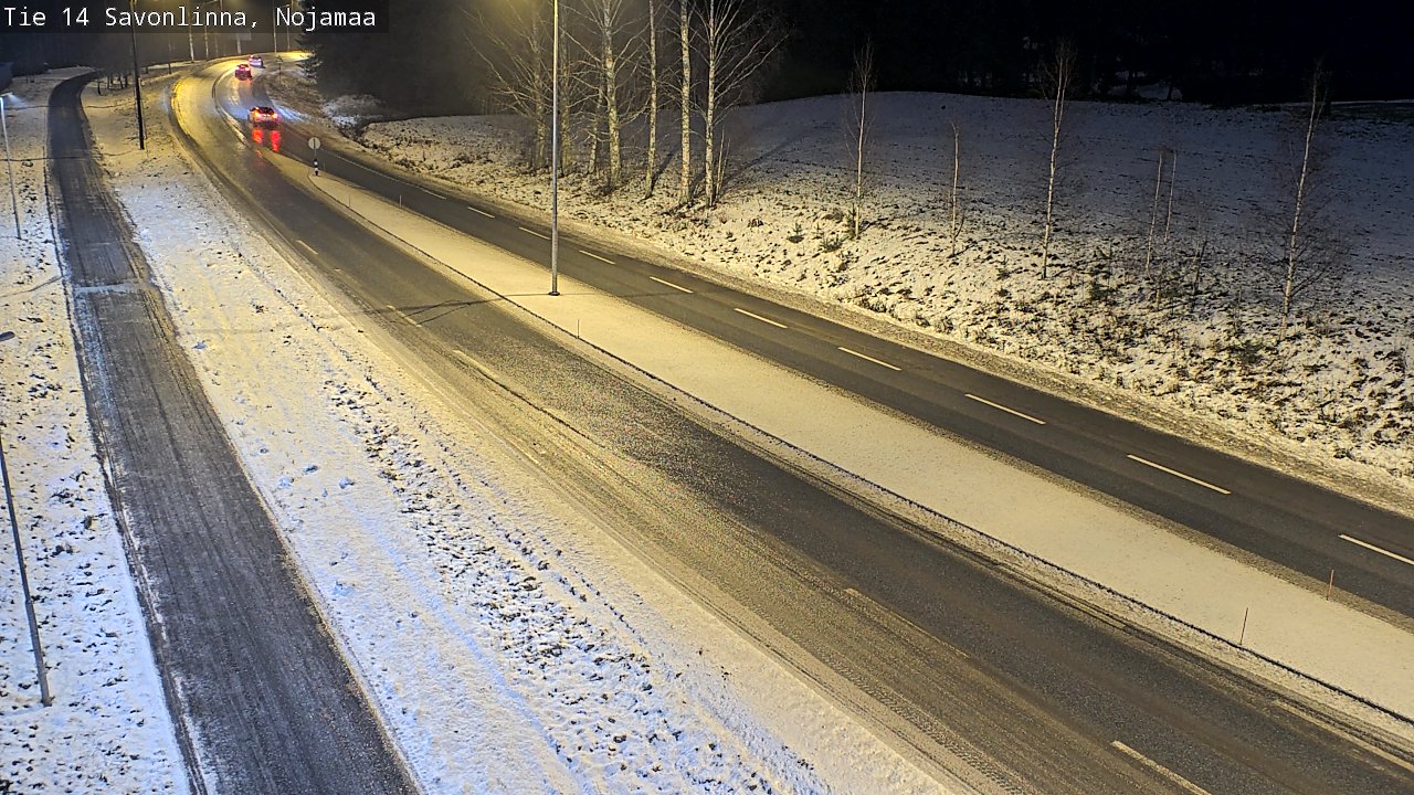 Weather Camera Image Väg 14 Nyslott, Nojanmaa, Savonlinna, Etelä-Savo