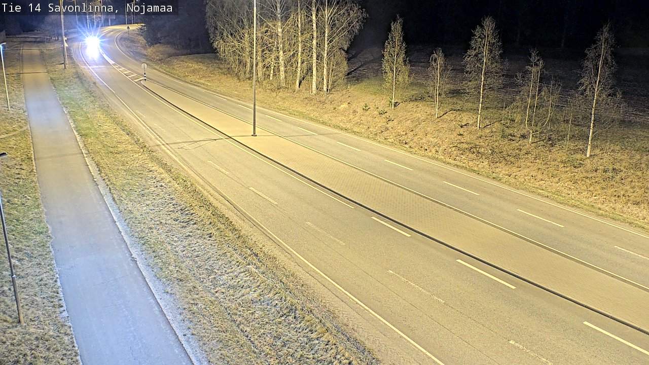 Weather Camera Image Väg 14 Nyslott, Nojanmaa, Savonlinna, Etelä-Savo