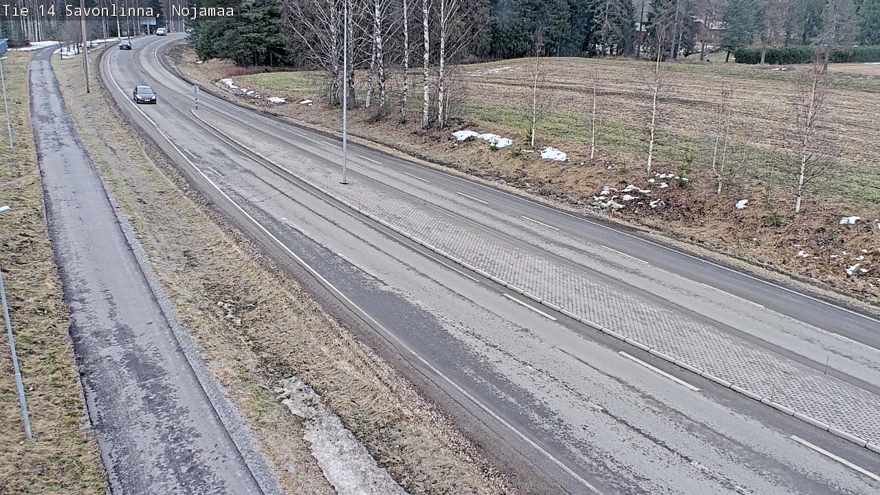 Weather Camera Image Road 14 Savonlinna, Nojanmaa, Savonlinna, Etelä-Savo