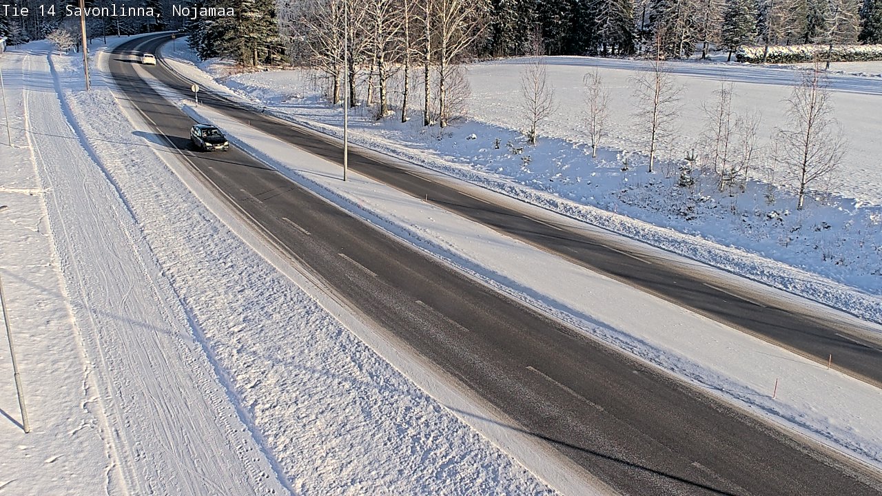 Weather Camera Image Road 14 Savonlinna, Nojanmaa, Savonlinna, Etelä-Savo