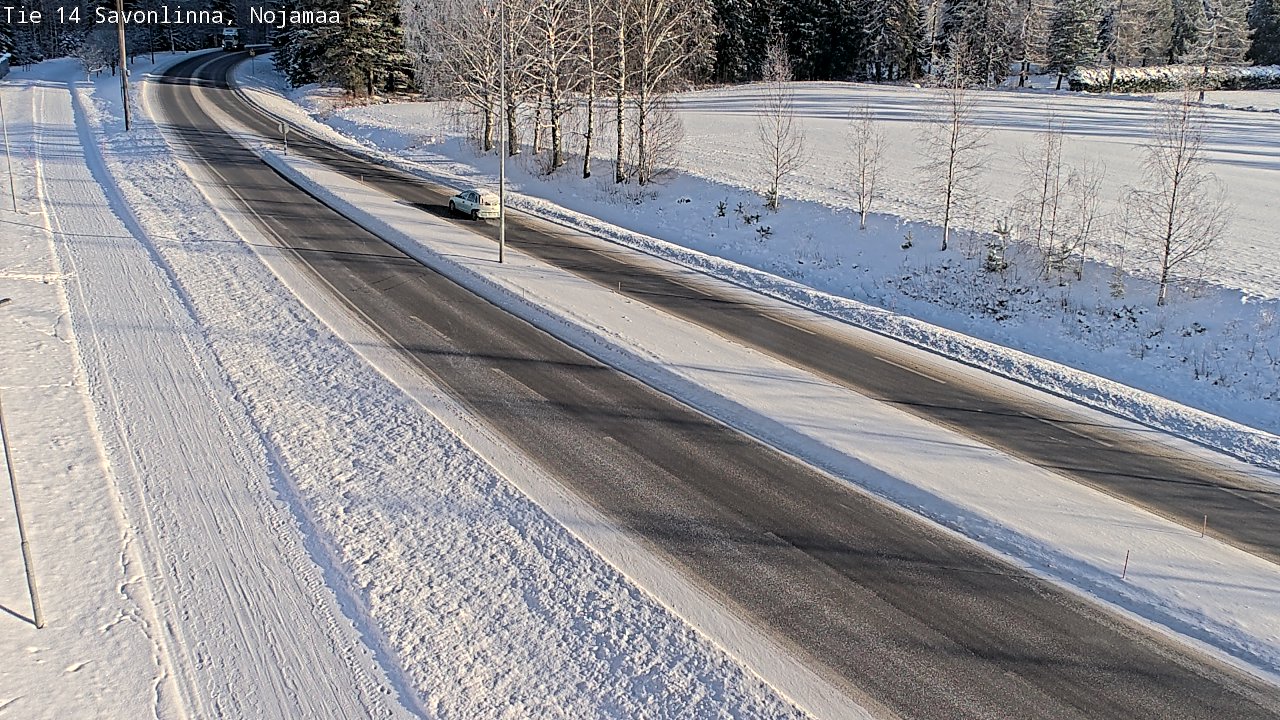 Weather Camera Image Road 14 Savonlinna, Nojanmaa, Savonlinna, Etelä-Savo
