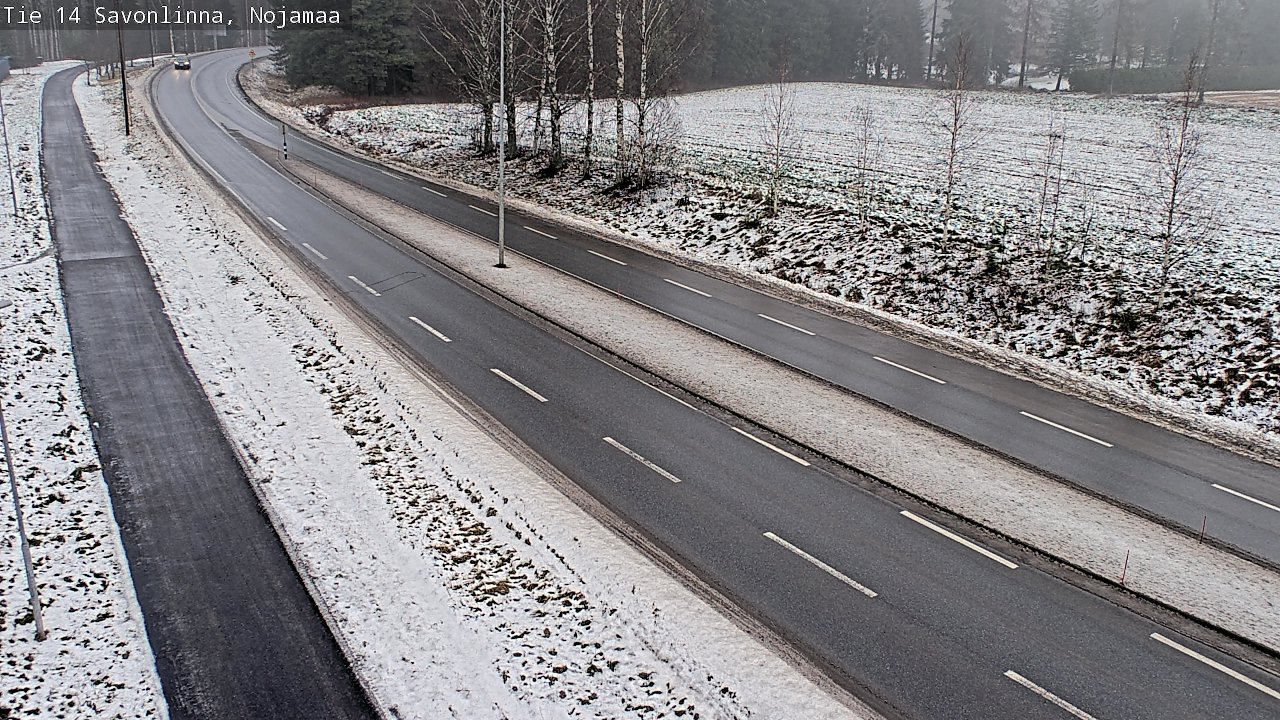 Weather Camera Image Väg 14 Nyslott, Nojanmaa, Savonlinna, Etelä-Savo
