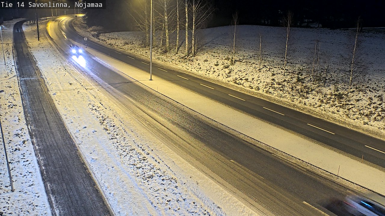 Weather Camera Image Väg 14 Nyslott, Nojanmaa, Savonlinna, Etelä-Savo