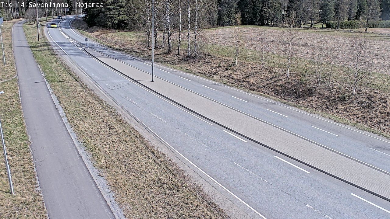 Weather Camera Image Väg 14 Nyslott, Nojanmaa, Savonlinna, Etelä-Savo