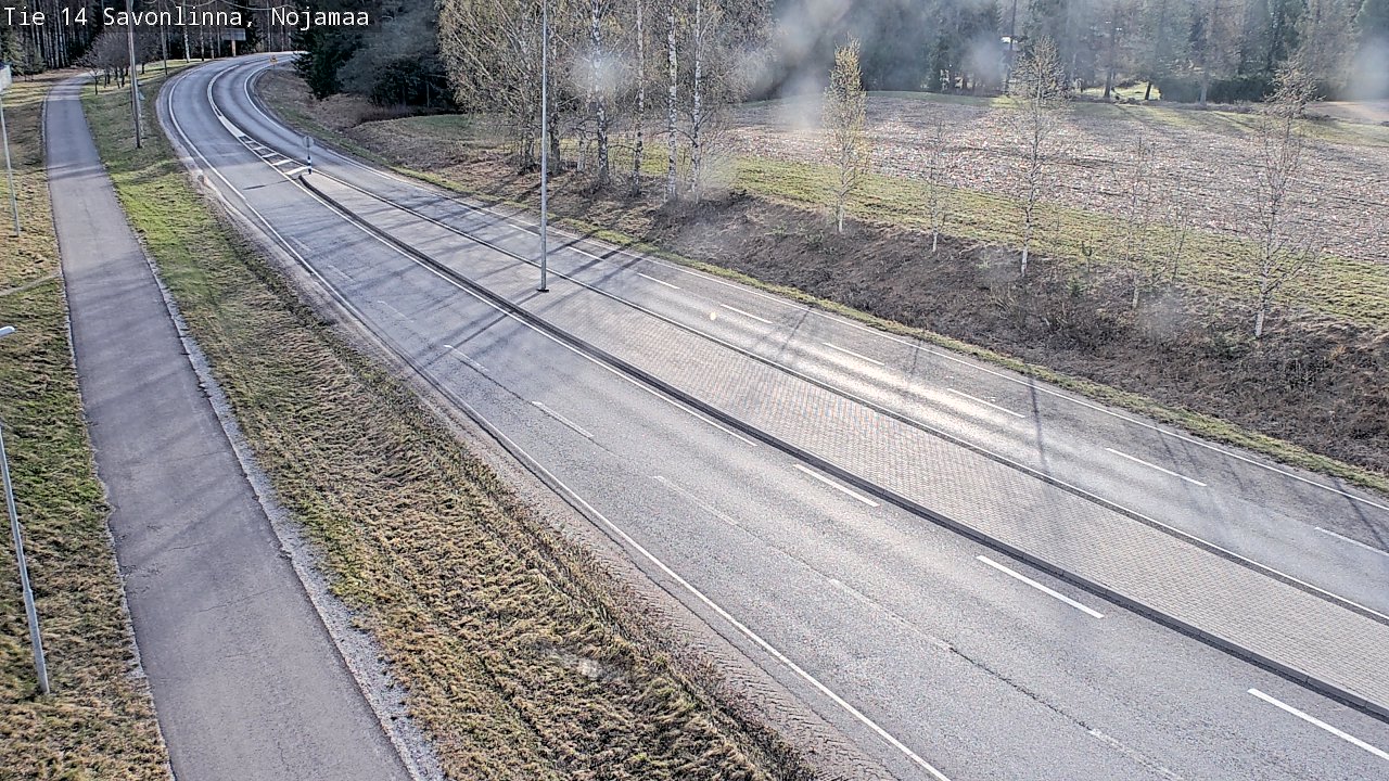 Weather Camera Image Väg 14 Nyslott, Nojanmaa, Savonlinna, Etelä-Savo