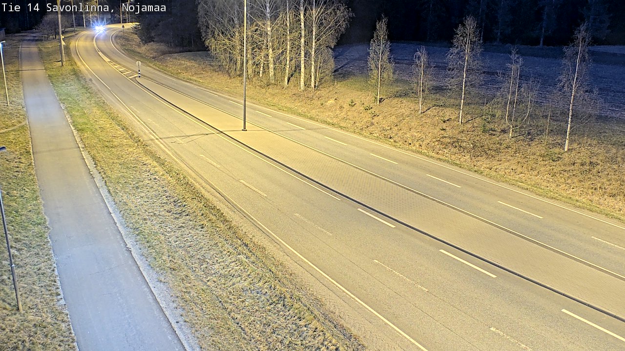 Weather Camera Image Väg 14 Nyslott, Nojanmaa, Savonlinna, Etelä-Savo