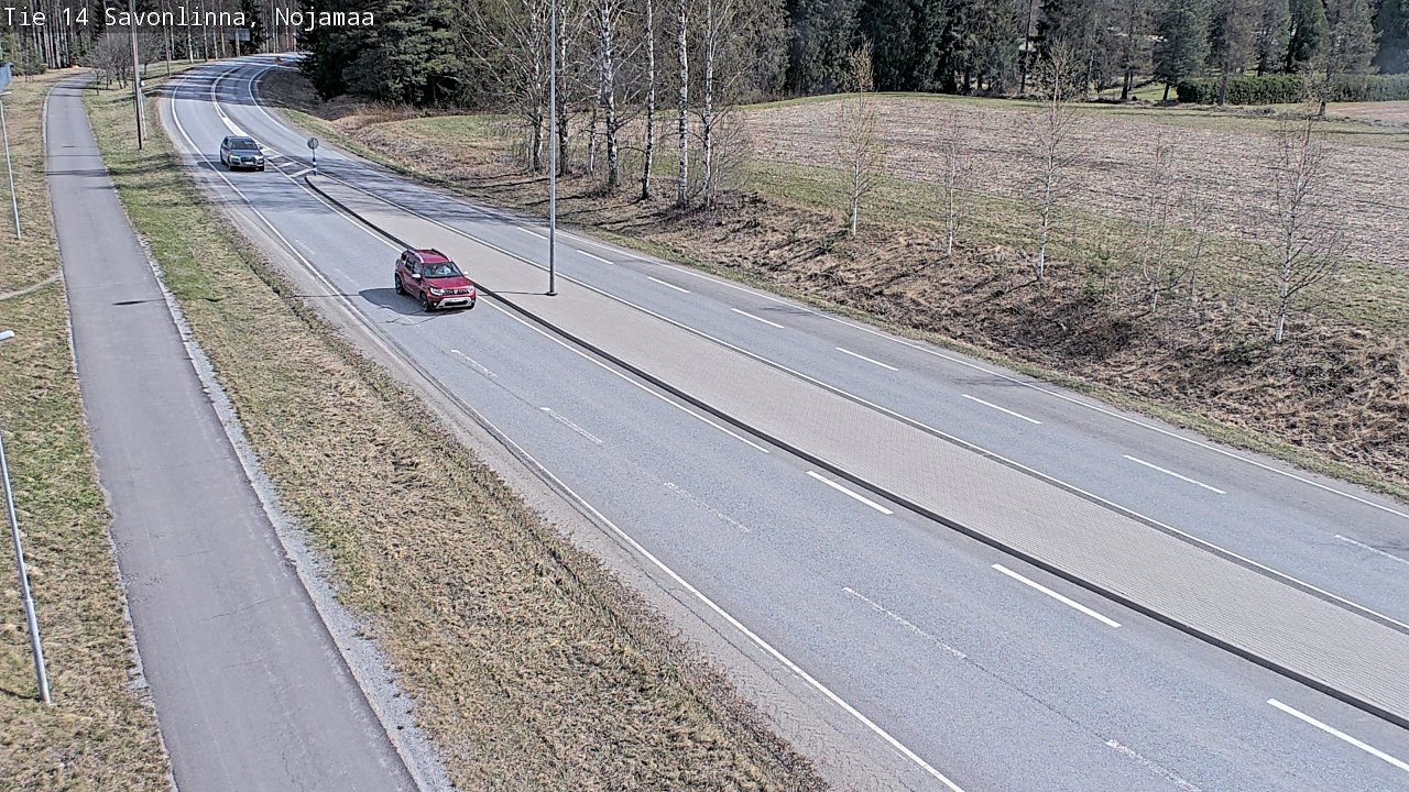 Weather Camera Image Väg 14 Nyslott, Nojanmaa, Savonlinna, Etelä-Savo