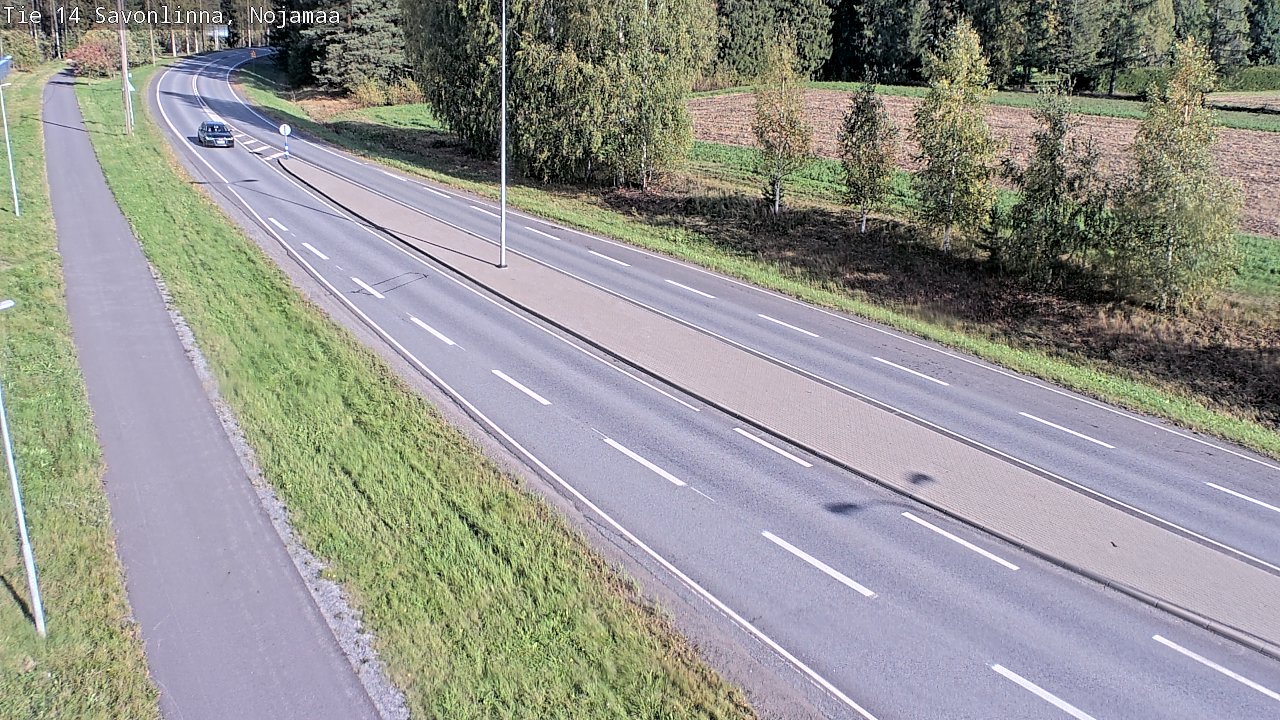Weather Camera Image Road 14 Savonlinna, Nojanmaa, Savonlinna, Etelä-Savo