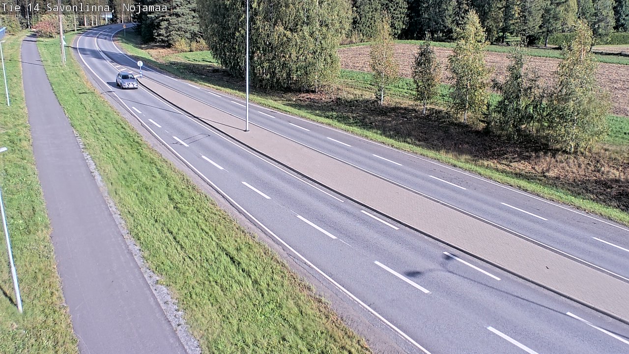 Weather Camera Image Road 14 Savonlinna, Nojanmaa, Savonlinna, Etelä-Savo