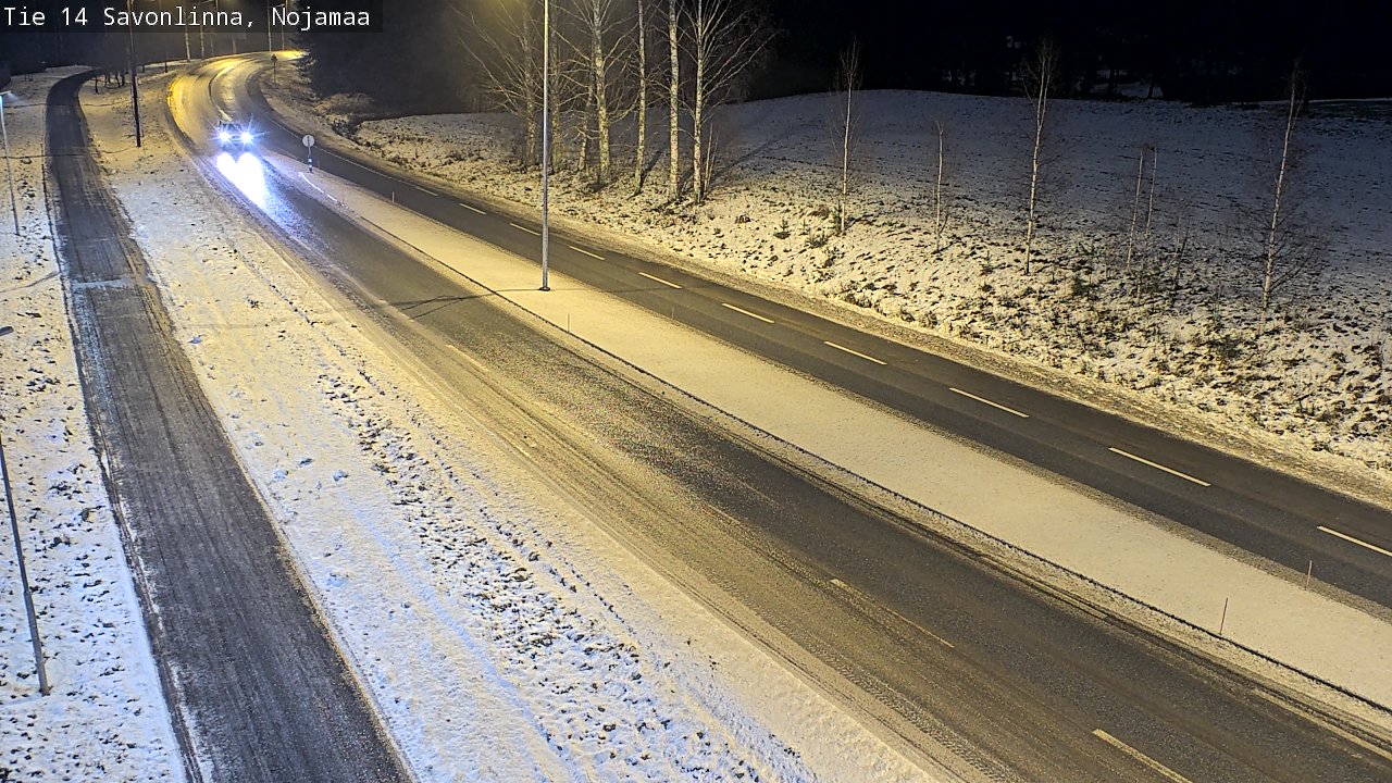 Weather Camera Image Väg 14 Nyslott, Nojanmaa, Savonlinna, Etelä-Savo