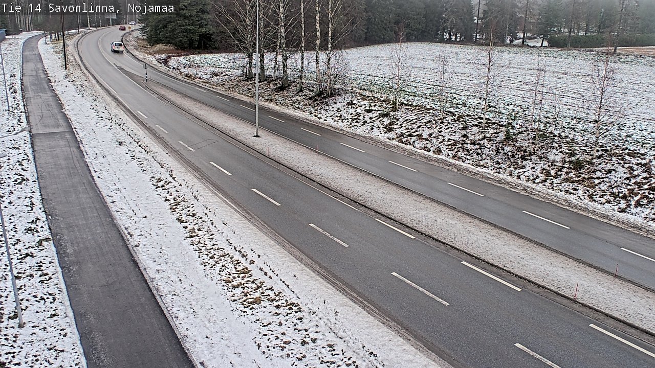 Weather Camera Image Väg 14 Nyslott, Nojanmaa, Savonlinna, Etelä-Savo