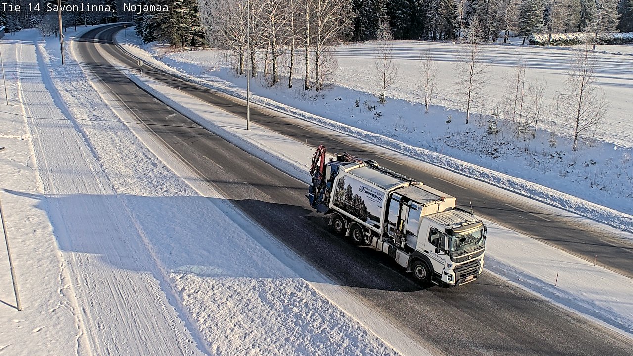 Weather Camera Image Road 14 Savonlinna, Nojanmaa, Savonlinna, Etelä-Savo