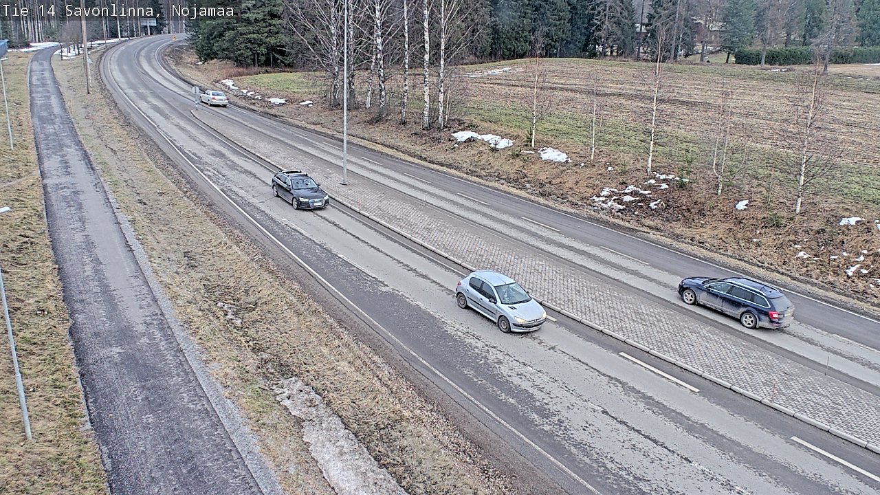 Weather Camera Image Road 14 Savonlinna, Nojanmaa, Savonlinna, Etelä-Savo
