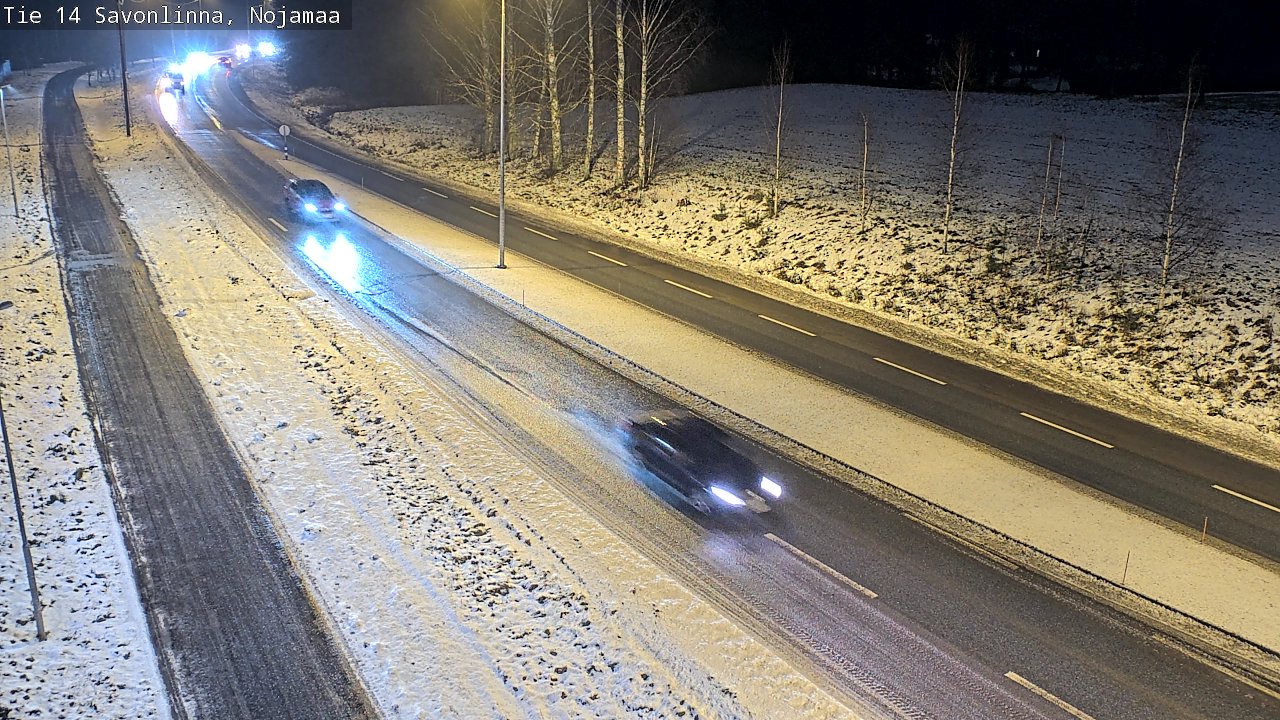 Weather Camera Image Väg 14 Nyslott, Nojanmaa, Savonlinna, Etelä-Savo