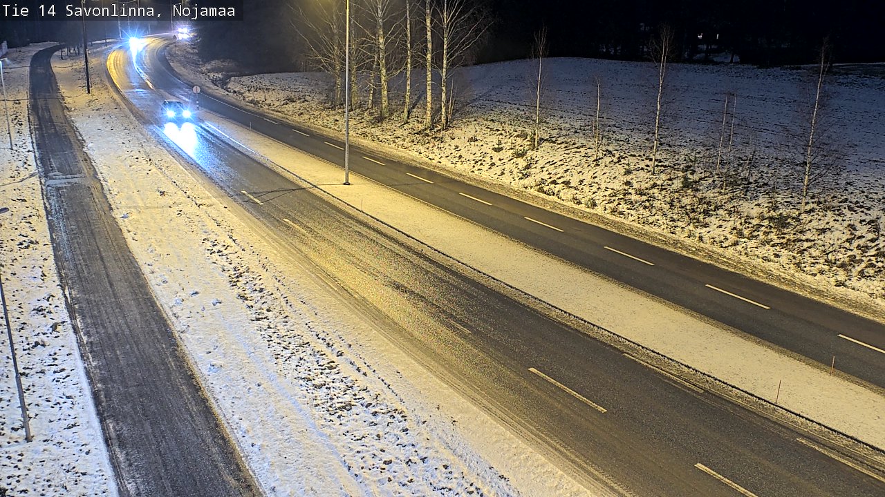 Weather Camera Image Väg 14 Nyslott, Nojanmaa, Savonlinna, Etelä-Savo
