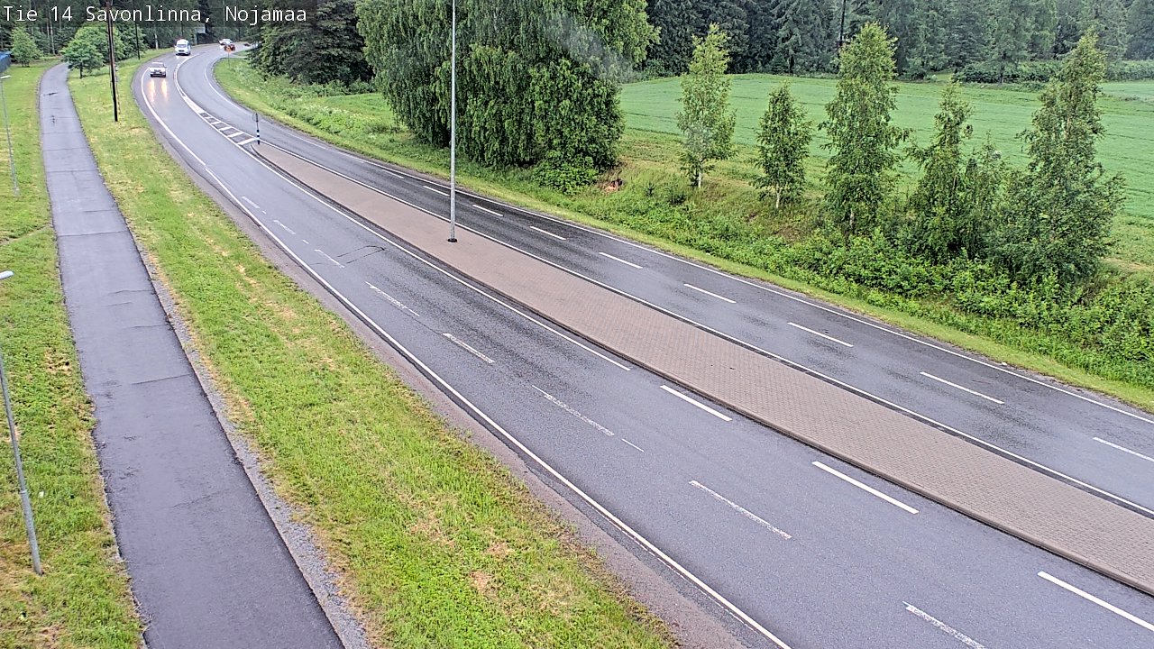 Weather Camera Image Väg 14 Nyslott, Nojanmaa, Savonlinna, Etelä-Savo