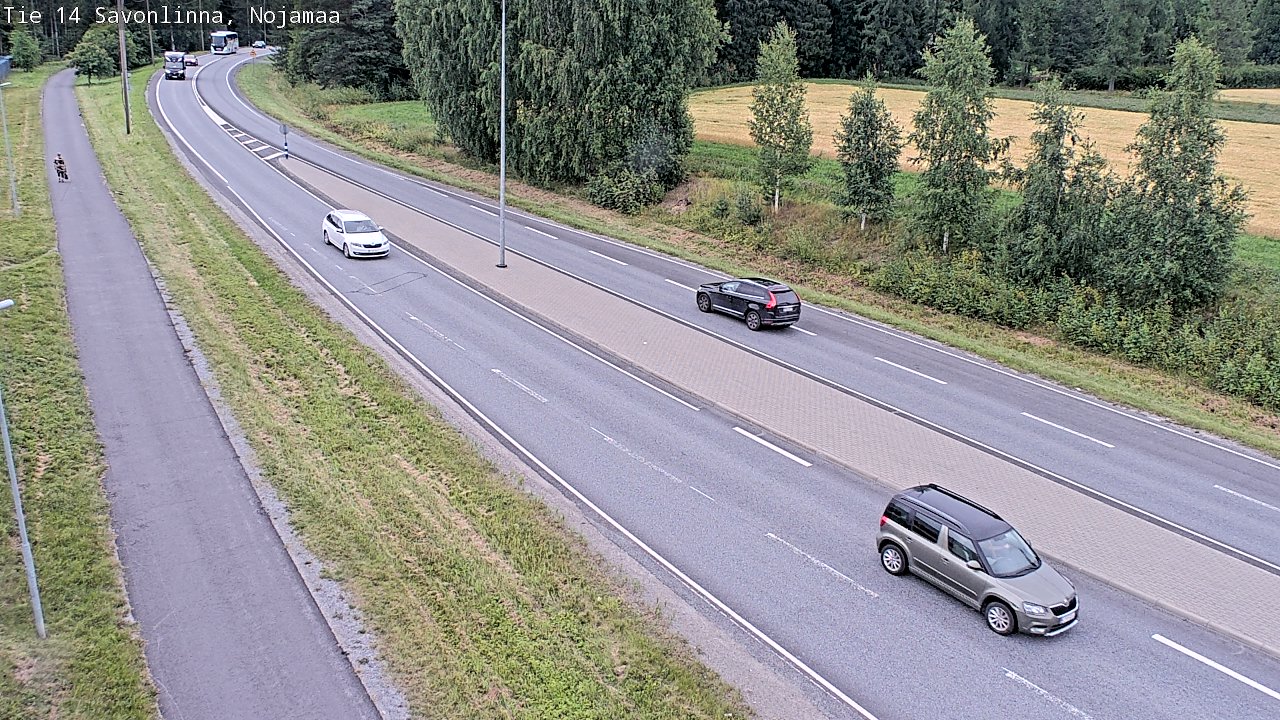Weather Camera Image Road 14 Savonlinna, Nojanmaa, Savonlinna, Etelä-Savo