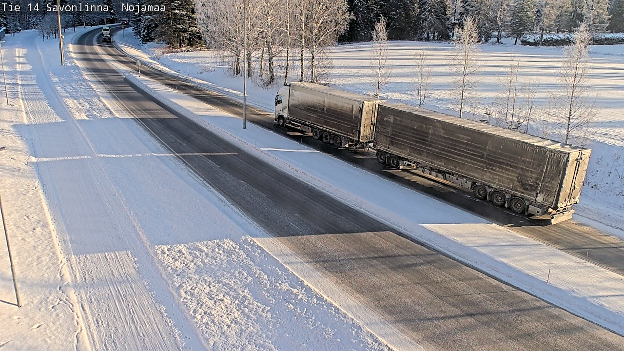Weather Camera Image Road 14 Savonlinna, Nojanmaa, Savonlinna, Etelä-Savo