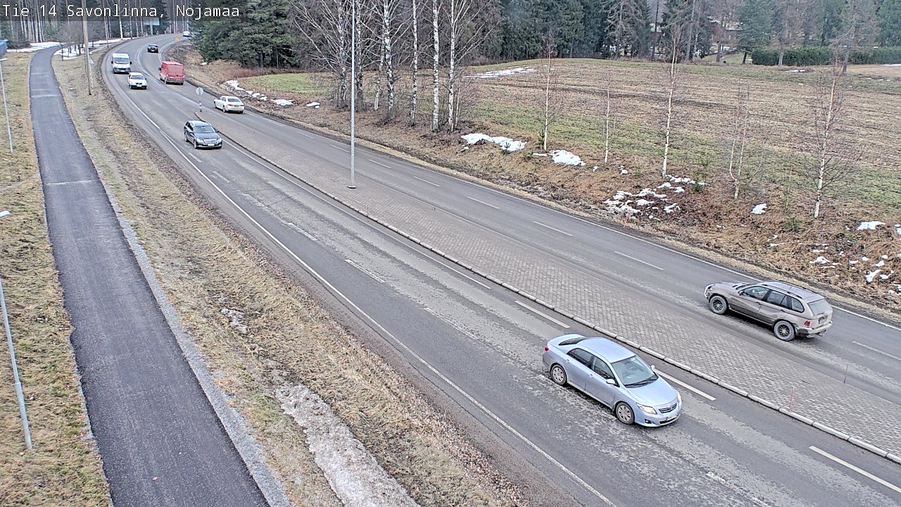 Weather Camera Image Road 14 Savonlinna, Nojanmaa, Savonlinna, Etelä-Savo