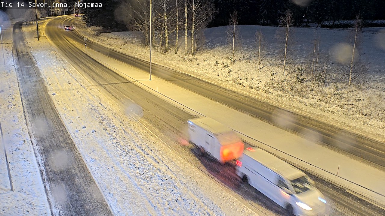 Weather Camera Image Väg 14 Nyslott, Nojanmaa, Savonlinna, Etelä-Savo
