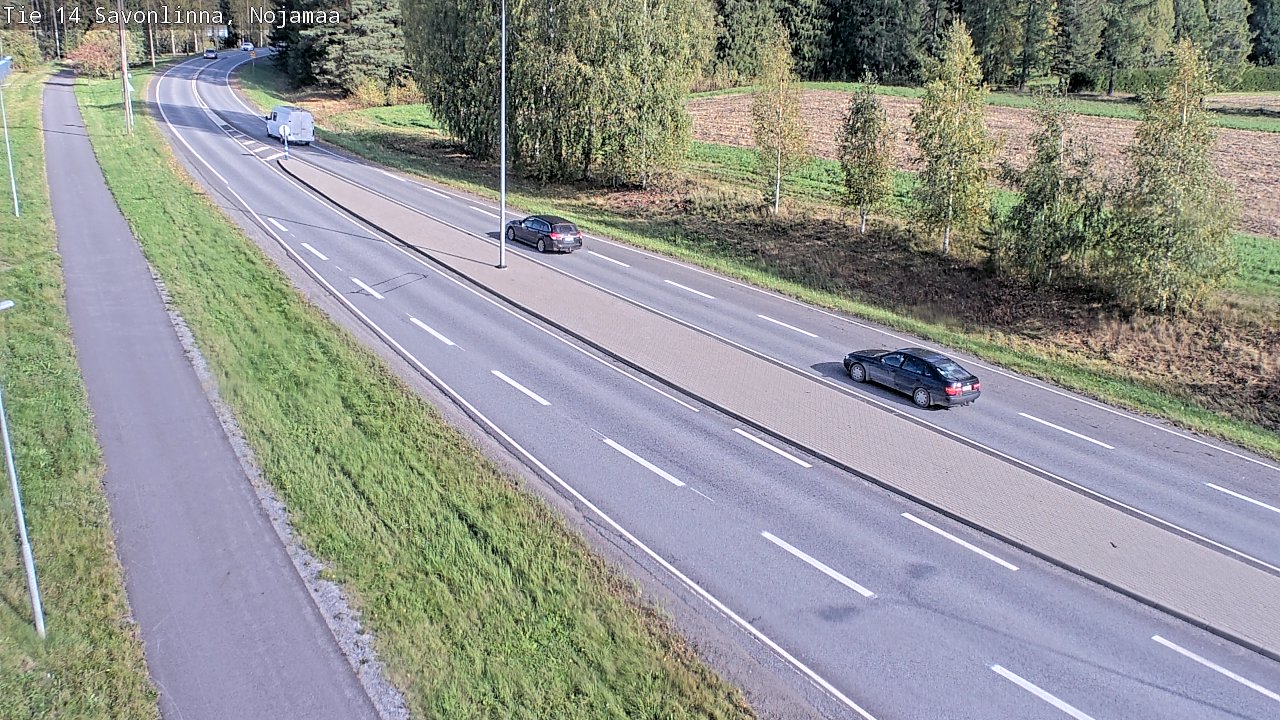 Weather Camera Image Road 14 Savonlinna, Nojanmaa, Savonlinna, Etelä-Savo