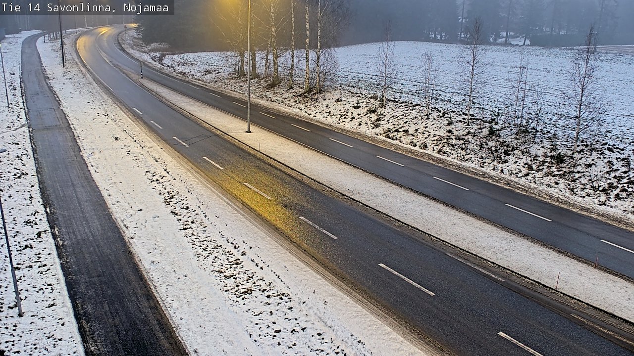 Weather Camera Image Väg 14 Nyslott, Nojanmaa, Savonlinna, Etelä-Savo