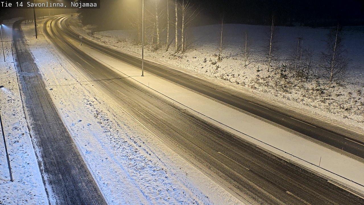 Weather Camera Image Väg 14 Nyslott, Nojanmaa, Savonlinna, Etelä-Savo