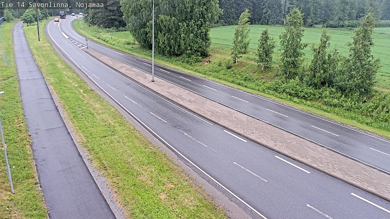 Weather Camera Image Road 14 Savonlinna, Nojanmaa, Savonlinna, Etelä-Savo