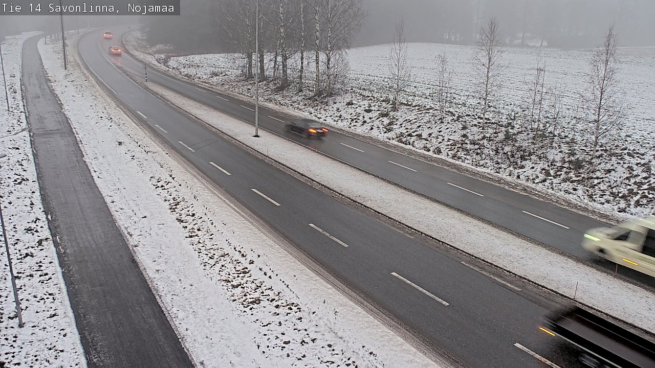 Weather Camera Image Väg 14 Nyslott, Nojanmaa, Savonlinna, Etelä-Savo