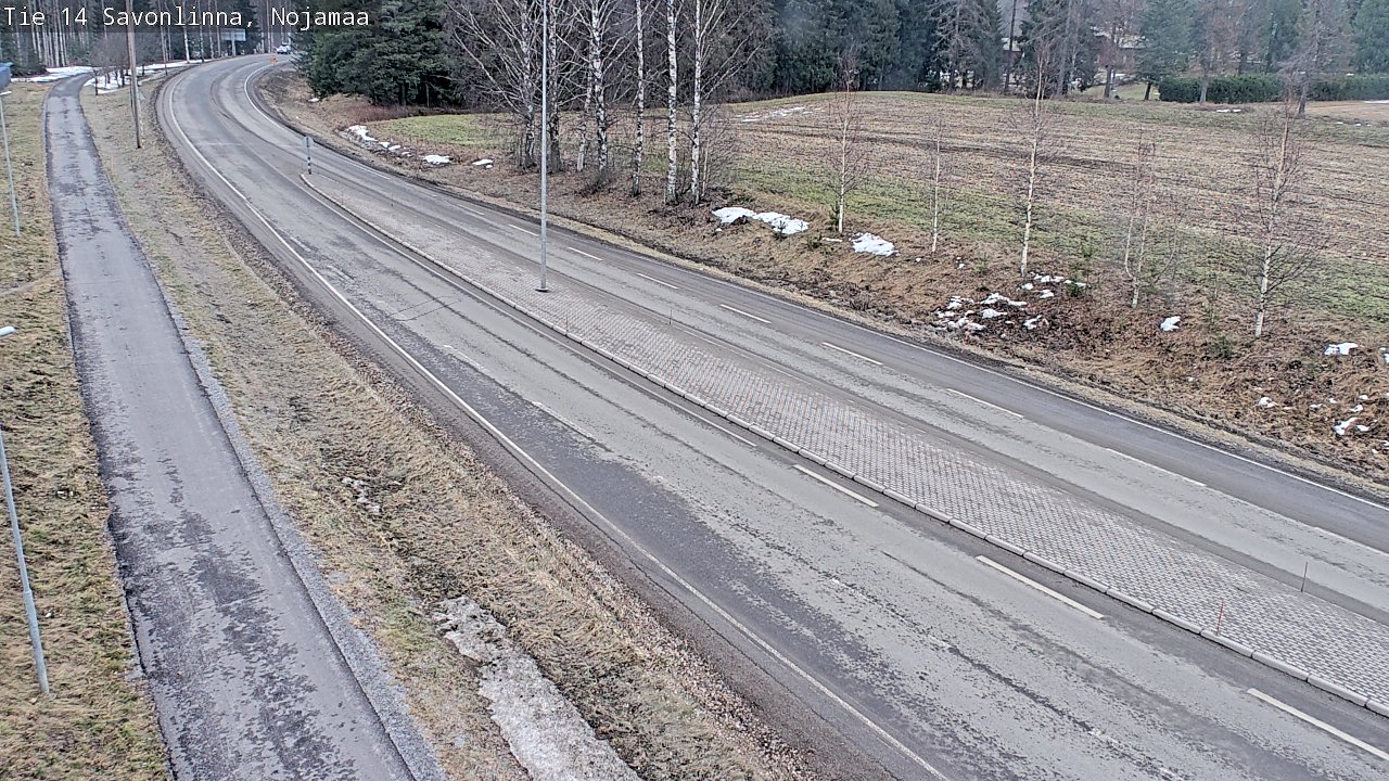 Weather Camera Image Road 14 Savonlinna, Nojanmaa, Savonlinna, Etelä-Savo