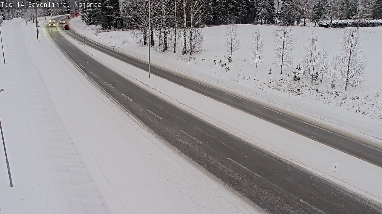 Weather Camera Image Väg 14 Nyslott, Nojanmaa, Savonlinna, Etelä-Savo
