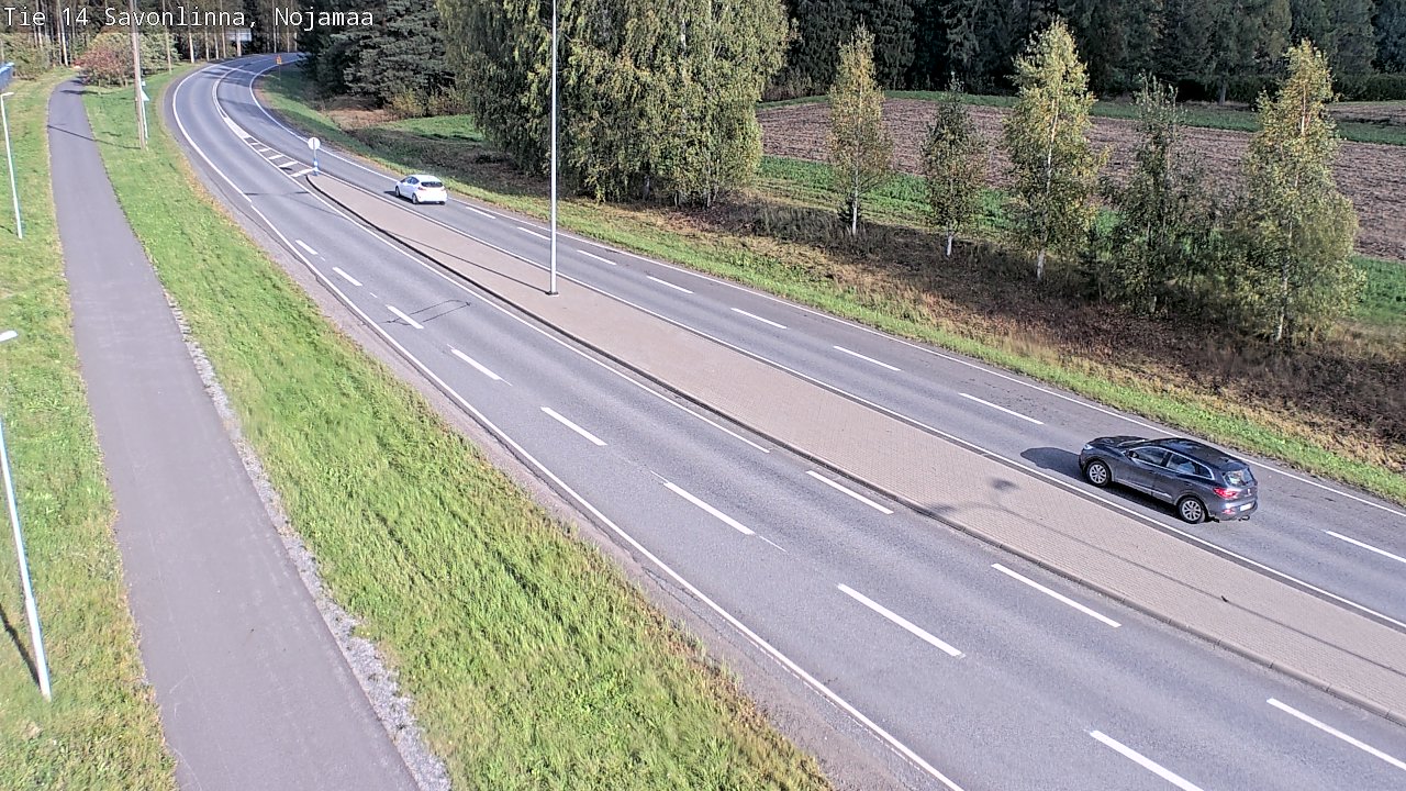 Weather Camera Image Road 14 Savonlinna, Nojanmaa, Savonlinna, Etelä-Savo
