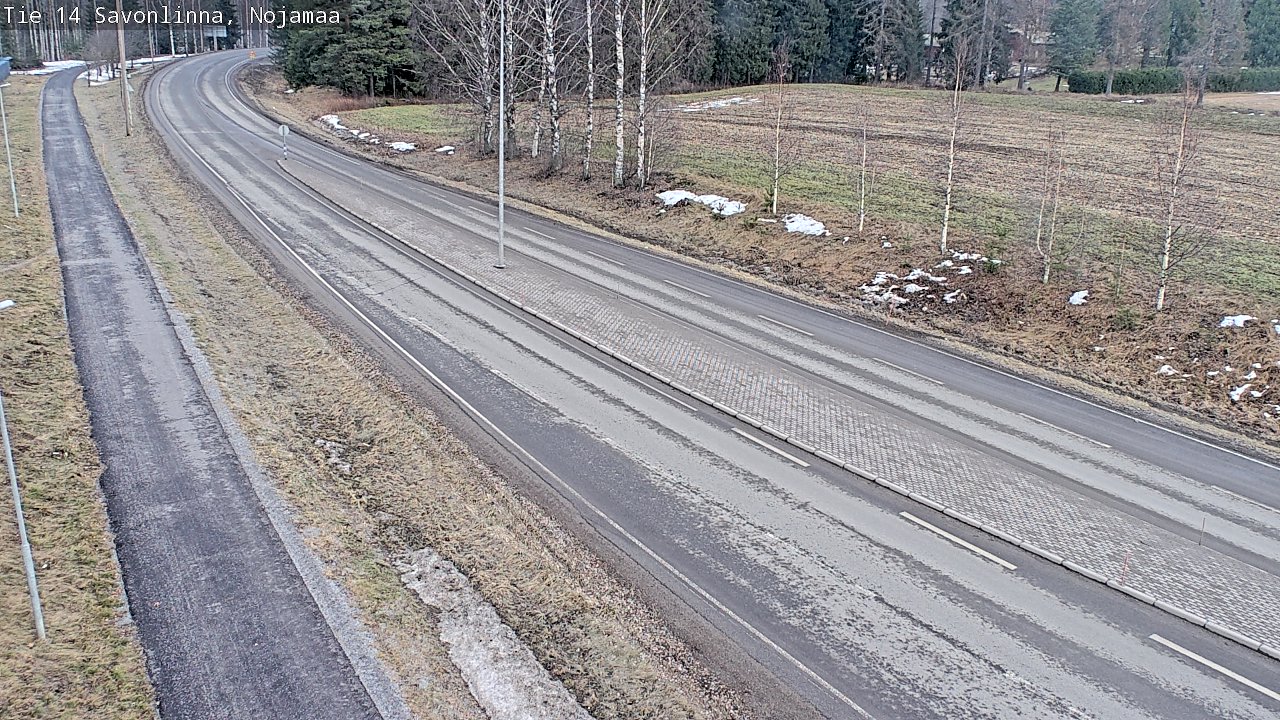 Weather Camera Image Road 14 Savonlinna, Nojanmaa, Savonlinna, Etelä-Savo