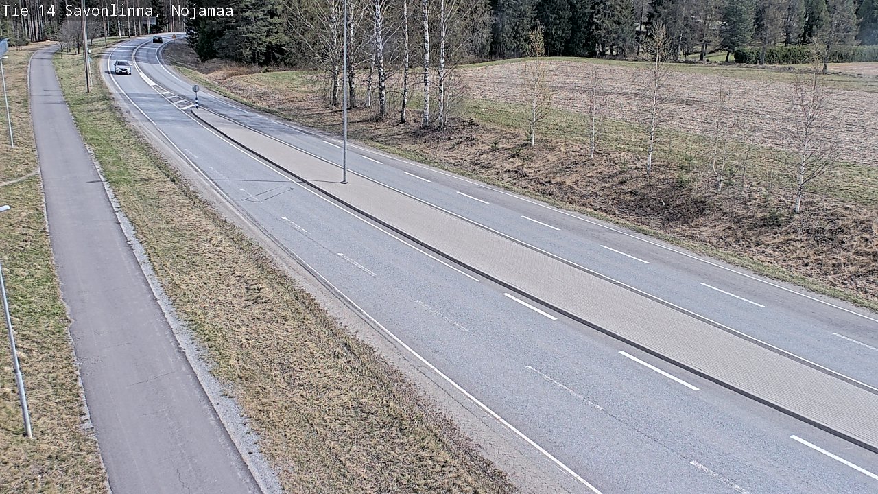 Weather Camera Image Väg 14 Nyslott, Nojanmaa, Savonlinna, Etelä-Savo