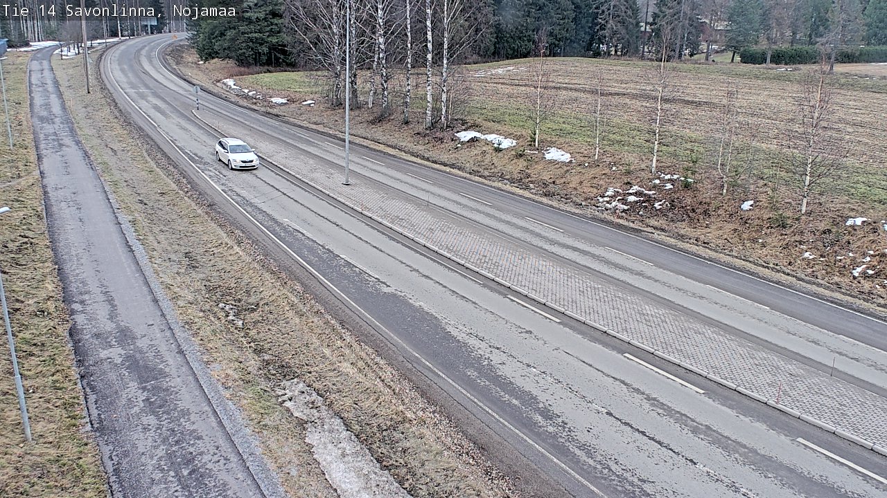 Weather Camera Image Road 14 Savonlinna, Nojanmaa, Savonlinna, Etelä-Savo