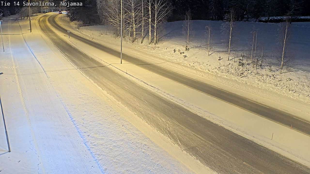 Weather Camera Image Väg 14 Nyslott, Nojanmaa, Savonlinna, Etelä-Savo