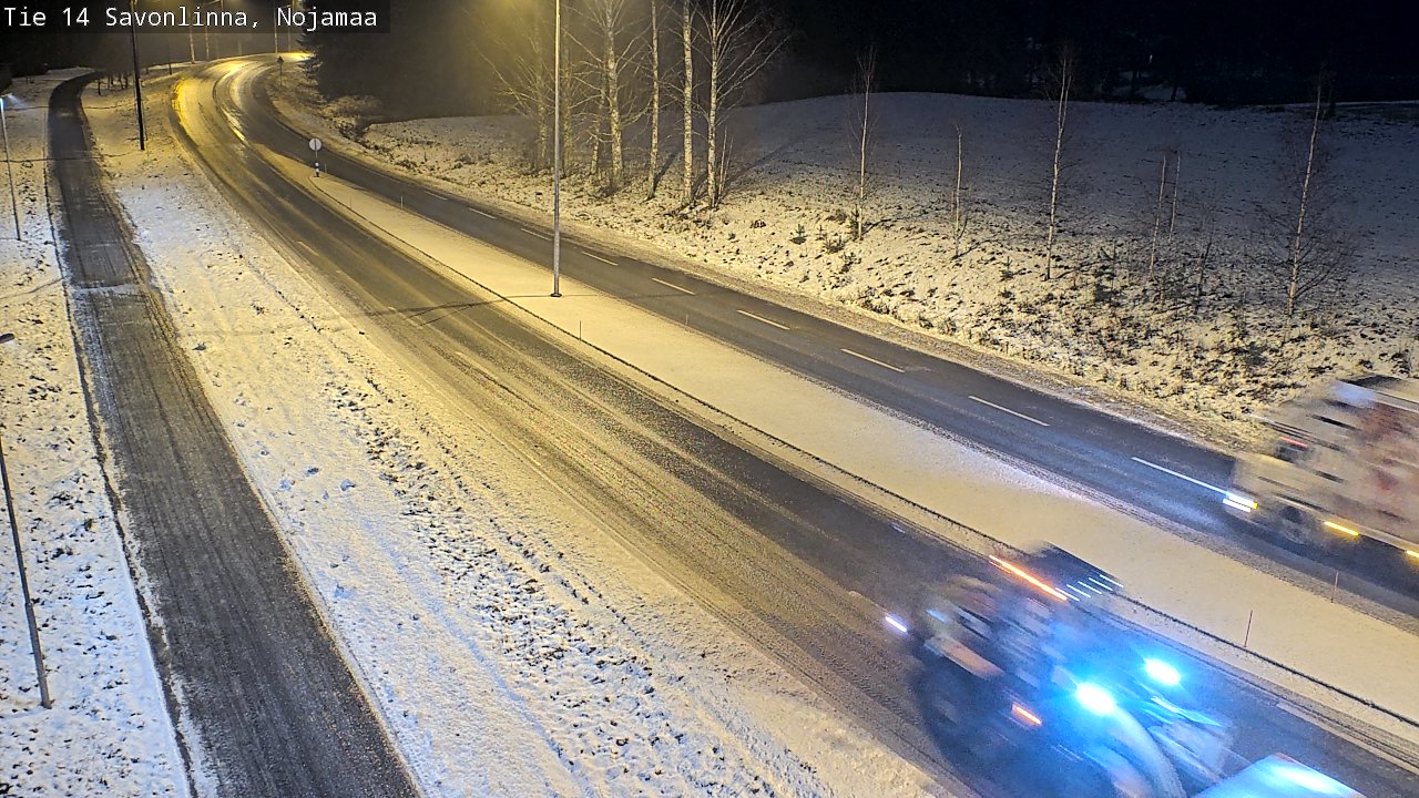 Weather Camera Image Väg 14 Nyslott, Nojanmaa, Savonlinna, Etelä-Savo
