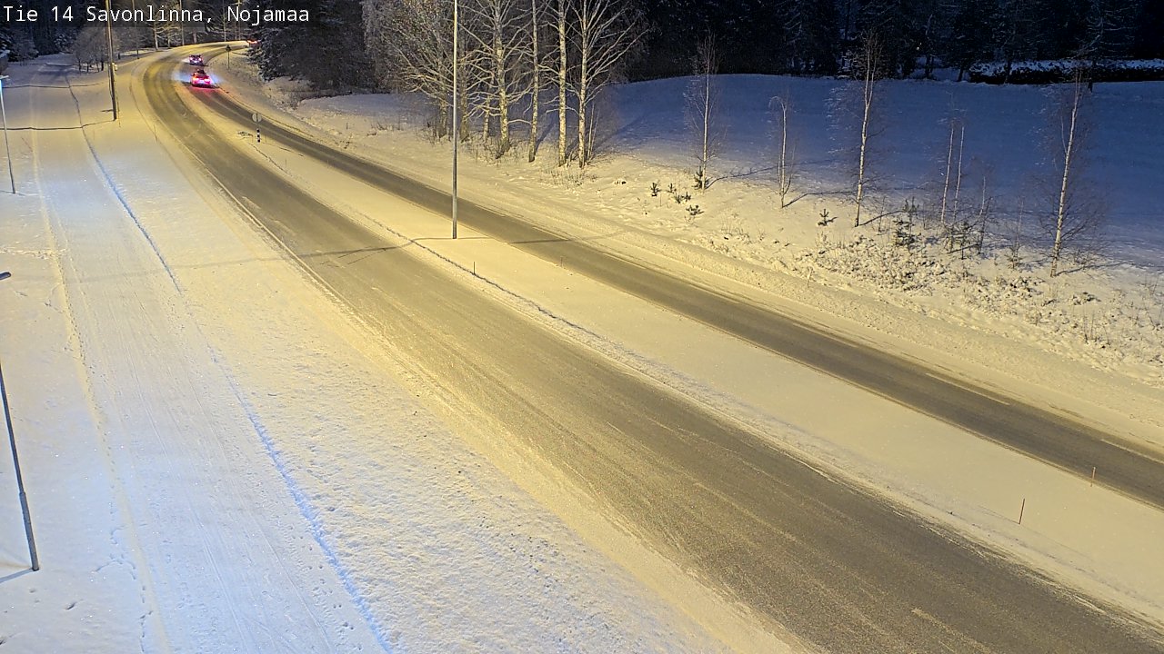 Weather Camera Image Väg 14 Nyslott, Nojanmaa, Savonlinna, Etelä-Savo