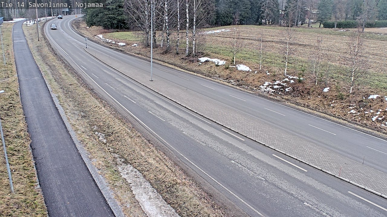 Weather Camera Image Road 14 Savonlinna, Nojanmaa, Savonlinna, Etelä-Savo