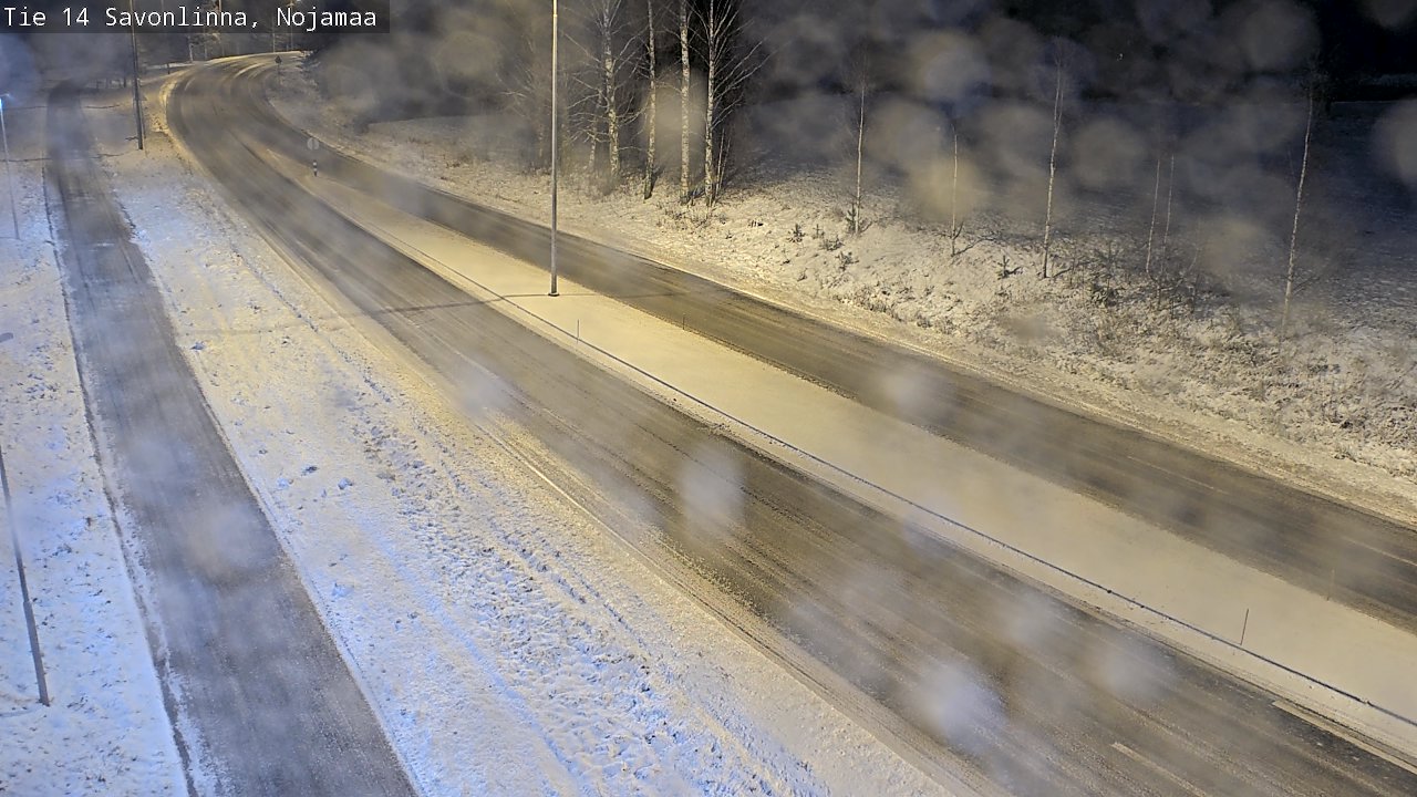 Weather Camera Image Väg 14 Nyslott, Nojanmaa, Savonlinna, Etelä-Savo