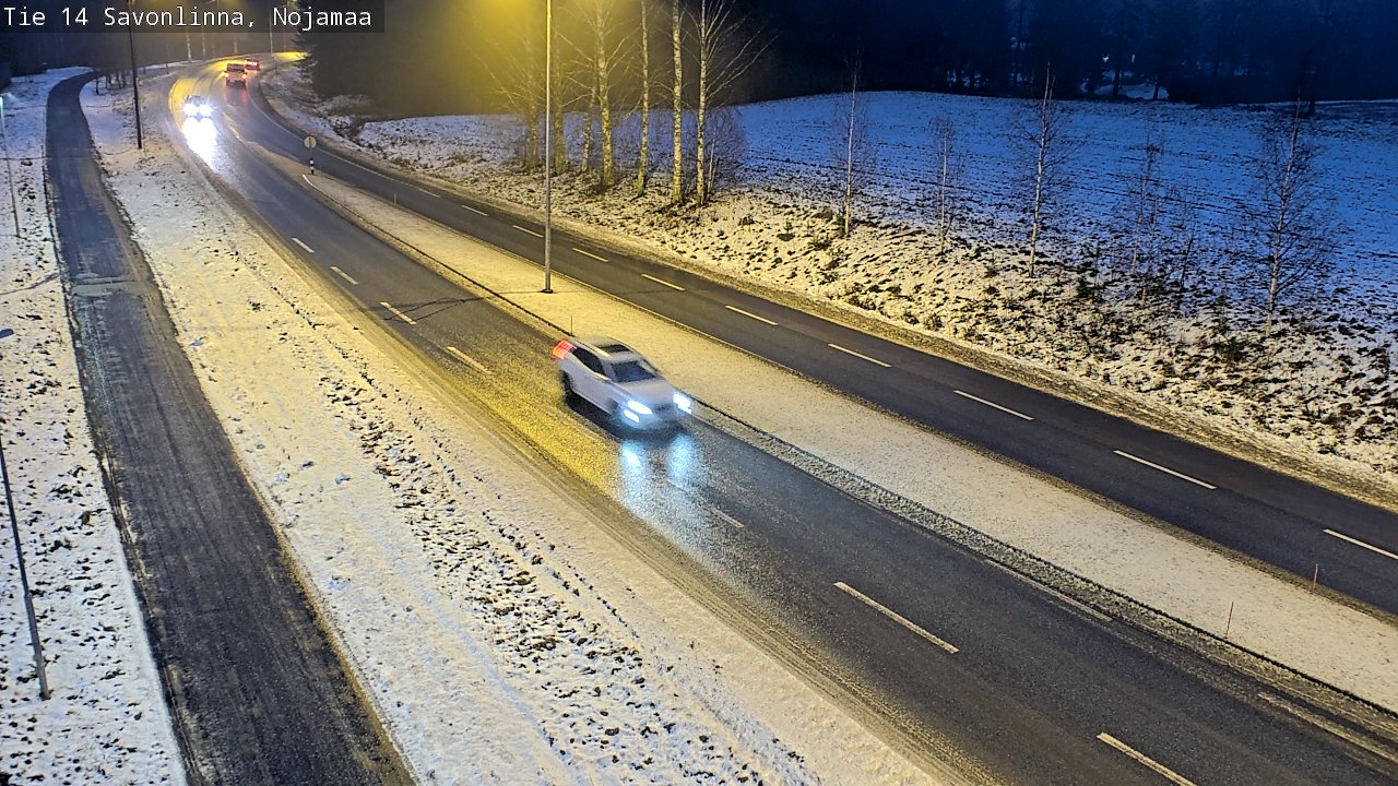 Weather Camera Image Väg 14 Nyslott, Nojanmaa, Savonlinna, Etelä-Savo