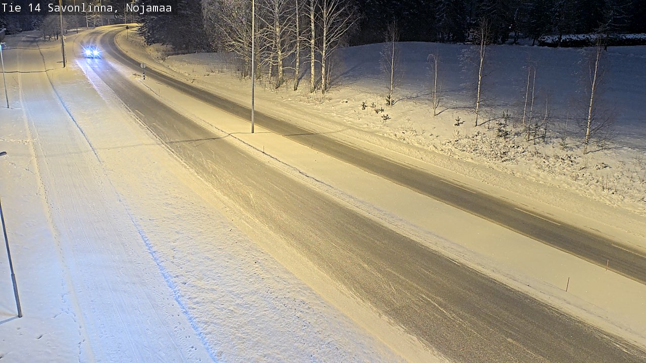Weather Camera Image Väg 14 Nyslott, Nojanmaa, Savonlinna, Etelä-Savo
