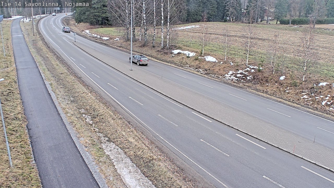 Weather Camera Image Road 14 Savonlinna, Nojanmaa, Savonlinna, Etelä-Savo