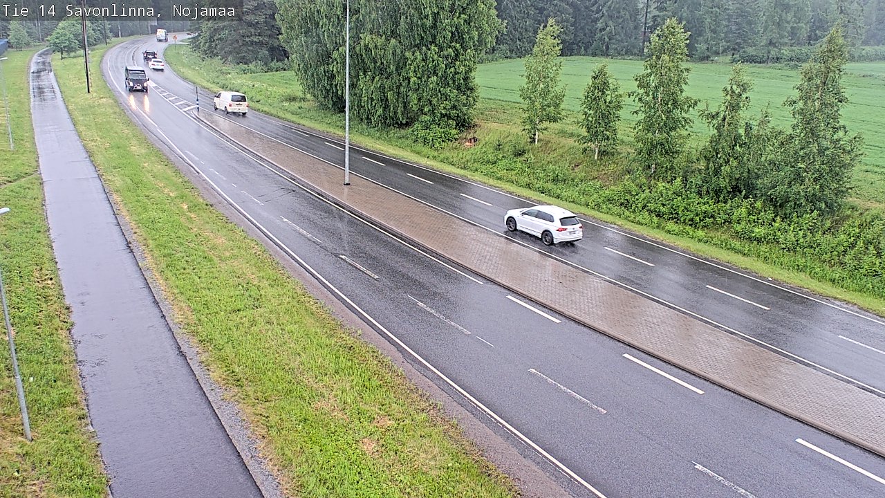 Weather Camera Image Road 14 Savonlinna, Nojanmaa, Savonlinna, Etelä-Savo